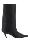 Amina Muaddi Fiona 60mm Leather Boots