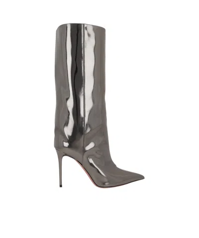 AMINA MUADDI FIONA MIRROR BOOTS