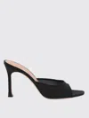 Amina Muaddi 100mm Peep-toe Sandals In Black