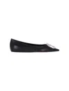 Amina Muaddi Flat Shoes