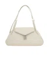 Amina Muaddi Women's Gemini Leather Bag In Nude