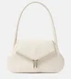 Amina Muaddi Women's Gemini Leather Bag In White