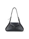 Amina Muaddi "gemini" Shoulder Bag – Black