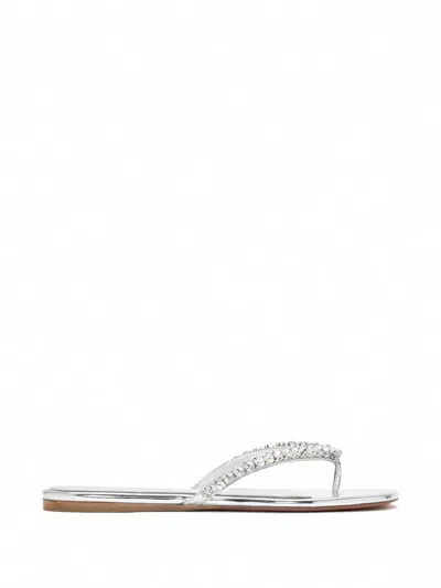 Amina Muaddi Gigi Crystal-embellished Sandals In Animal Print