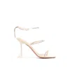 Amina Muaddi Gilda 105mm Sandals Women In White