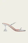 Amina Muaddi Transparent Gilda Glass 70 High-heeled Sandals