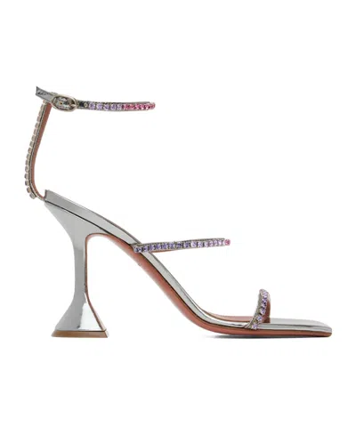 AMINA MUADDI GILDA HIGH-HEELED SANDALS