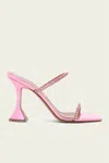 Amina Muaddi Gilda Slipper Ombre In Mirror Rose