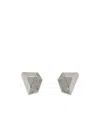 Amina Muaddi Giselle Crystal Earrings In Gray