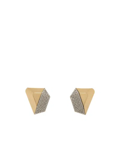 AMINA MUADDI GISELLE CRYSTAL EARRINGS