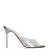 Amina Muaddi Glass Alexa Mules 95