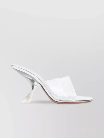 AMINA MUADDI GLASS SLIPPER 90 PVC SANDALS