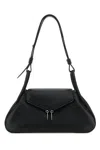 Amina Muaddi Small Gemini Shoulder Bag In Black