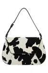Amina Muaddi Printed Calf Hair Ami Shoulder Bag In Multicolor