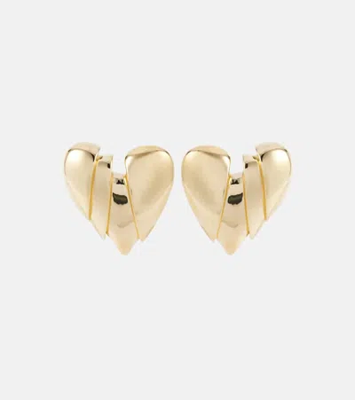 Amina Muaddi Earrings In Metallic