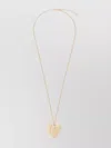AMINA MUADDI HEARTBREAKER PENDANT NECKLACE WITH ADJUSTABLE CHAIN