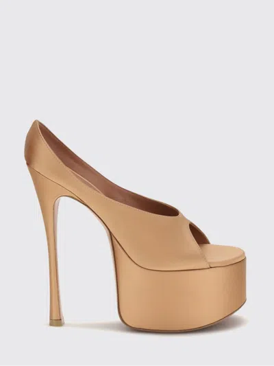 Amina Muaddi High Heel Shoes Woman In Nude