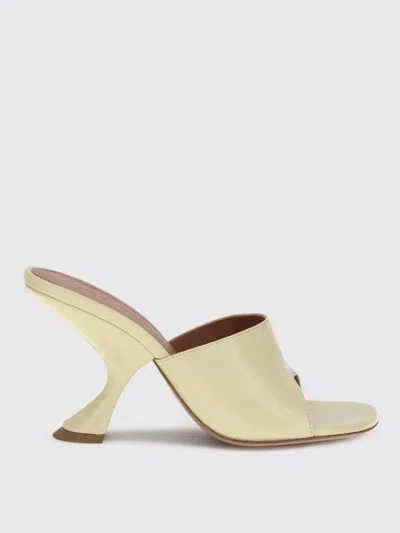 Amina Muaddi Heeled Sandals  Woman Color Sand