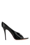 Amina Muaddi Anok Slipper 105 Patent Black 105 Mm Sm