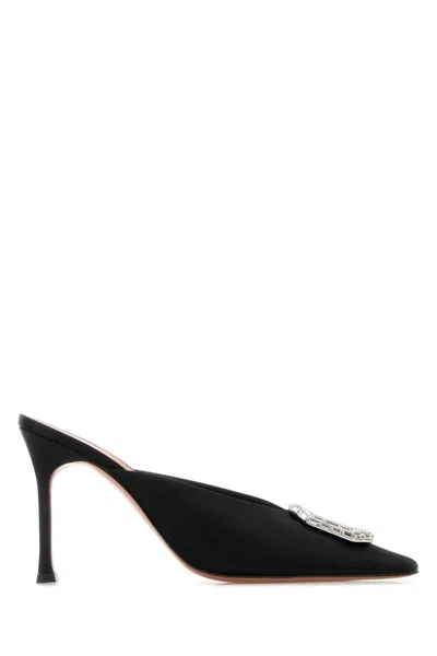 Amina Muaddi Heeled Shoes In Black
