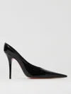 Amina Muaddi Patent Leather Anok Mules 105 Mm In Black
