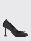 Amina Muaddi Women Black Bow Heels, 3.5 Luxury Pumps & Heels For Women Darveys In Multi