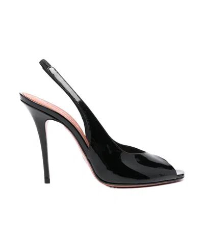 Amina Muaddi High-heeled Sandals In Black