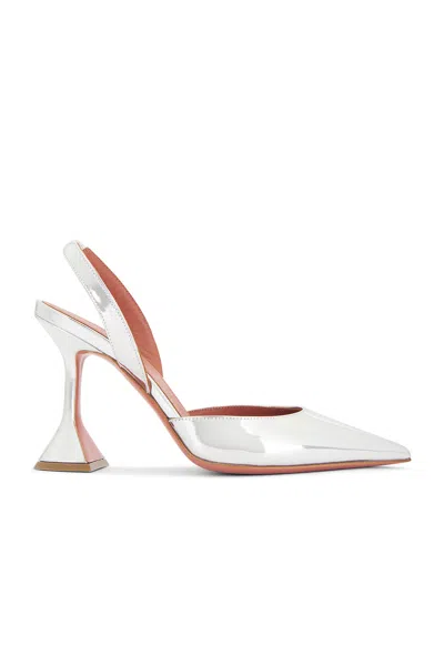 Amina Muaddi Holli 95 Sling Pump In White