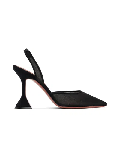 AMINA MUADDI HOLLI MESH SLING 95 HEELS