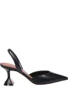 Amina Muaddi Women's Holly Leather Slingback Pumps In Multi