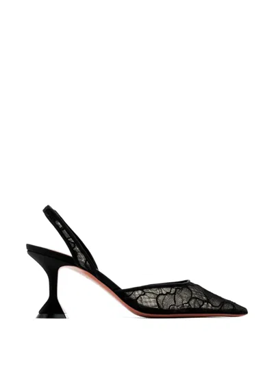 Amina Muaddi Holli Slingback Pumps In Multi