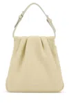 Amina Muaddi Iovry Nappa Leather Vittoria Crystal Handbag