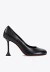 Amina Muaddi Women Iris Pump 95 Nappa Black 95 Mm Mini In Black