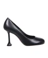Amina Muaddi Women Iris Pump 95 Nappa Black 95 Mm Mini In Black