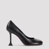 Amina Muaddi Women Iris Pump 95 Nappa Black 95 Mm Mini In Black