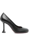 Amina Muaddi Women Iris Pump 95 Nappa Black 95 Mm Mini