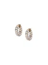 Amina Muaddi Jahuni" Earrings - Gold