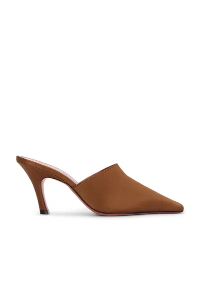 Amina Muaddi Jamie 80 Mule In Orange
