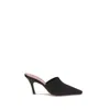 Amina Muaddi Jamie Mule In Black