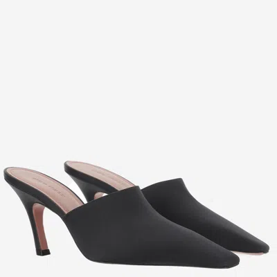 Amina Muaddi Jamie Mule In Black