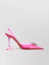 AMINA MUADDI JEWEL BOW DETAIL DISTINCTIVE HEEL PUMPS