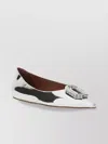 AMINA MUADDI JEWEL EMBELLISHED BALLERINA SHOES