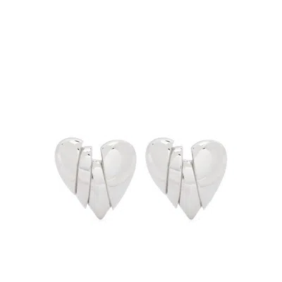Amina Muaddi Jewellery In Silver