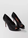 Amina Muaddi Julianne 90 Peep Toe Nappa