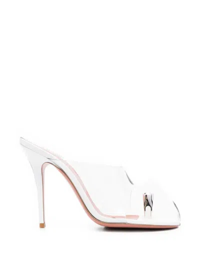 Amina Muaddi Justine Crystal-embellished Sandals In Multi