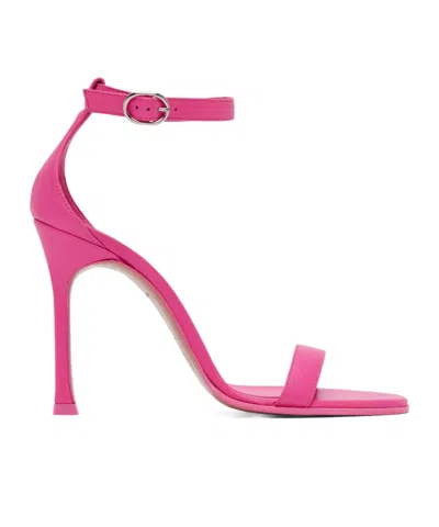 Amina Muaddi Kim High-heeled Sandals In Pink