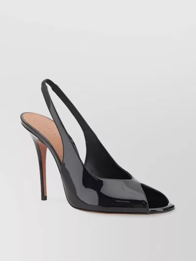 AMINA MUADDI KRISTINA SANDALS IN PATENT LEATHER