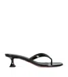 Amina Muaddi Juliette 45 Patent Leather Thong Sandals