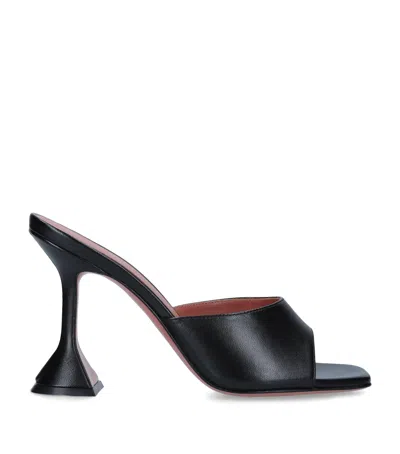 AMINA MUADDI LEATHER LUPITA MULES 95