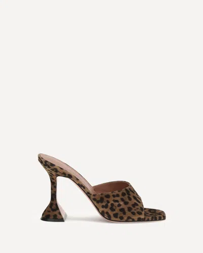 AMINA MUADDI LEOPARD-PRINT LUPITA SANDALS